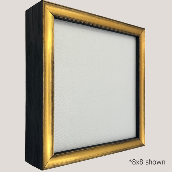 Gadsden - Thin Gold & Black Frame Profile
