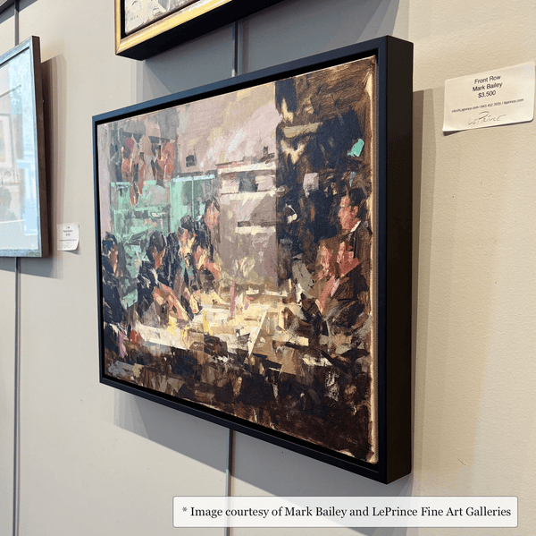 Pinckney - Black Gallery Floater FramePicture Frame