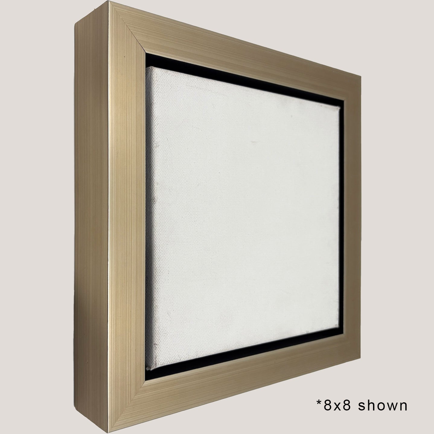 Pitt - Wide Champagne Floater FramePicture Frame