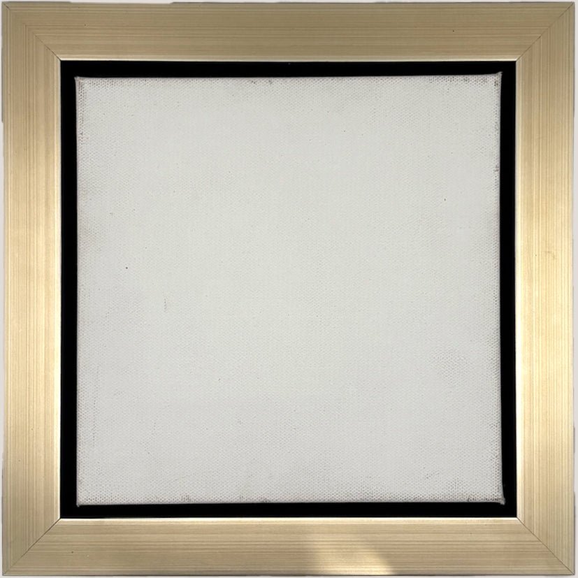 Pitt - Wide Champagne Floater Picture Frame