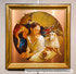 Hester Gold frame on a Impressionist painting by Olga Krimon, 24x24, at Reinert Fine Art