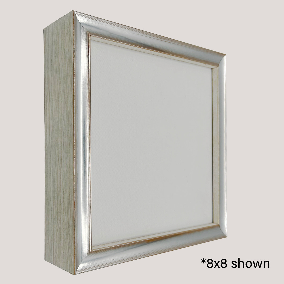 Gadsden - Thin Silver & White Frame