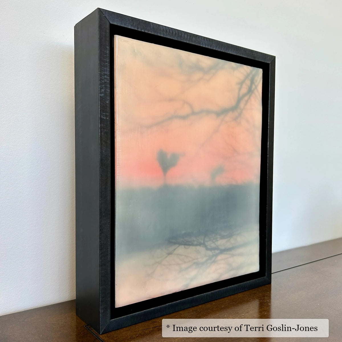 Logan Black frame on a Impressionist painting by Terri Goslin-Jones, 12x12