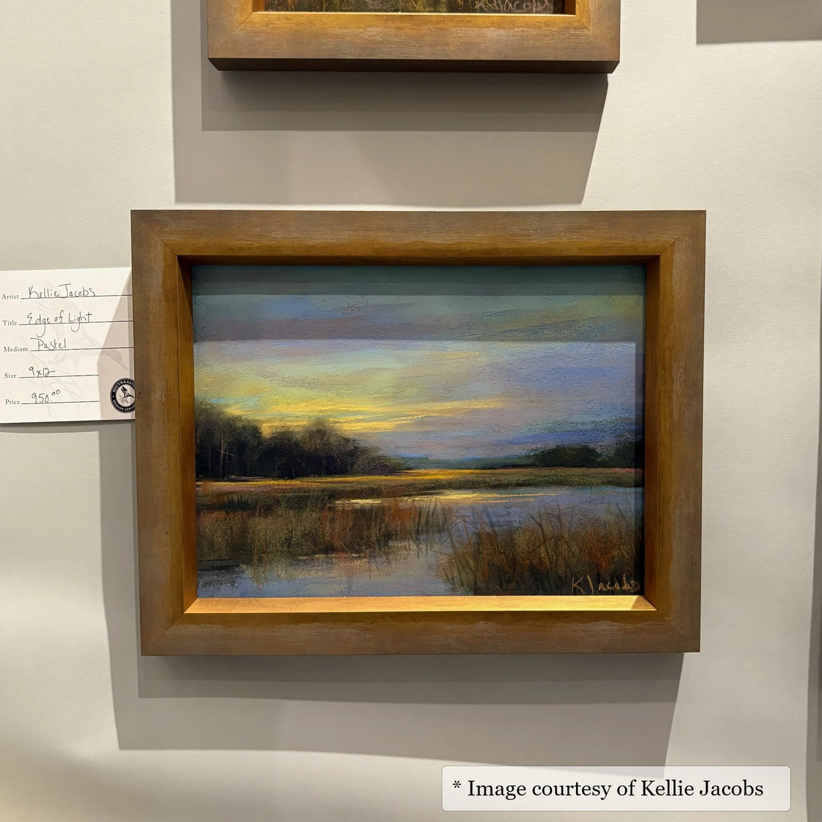 Bluffton Gold frame on a Impressionist painting by Kellie Jacobs, 9x12