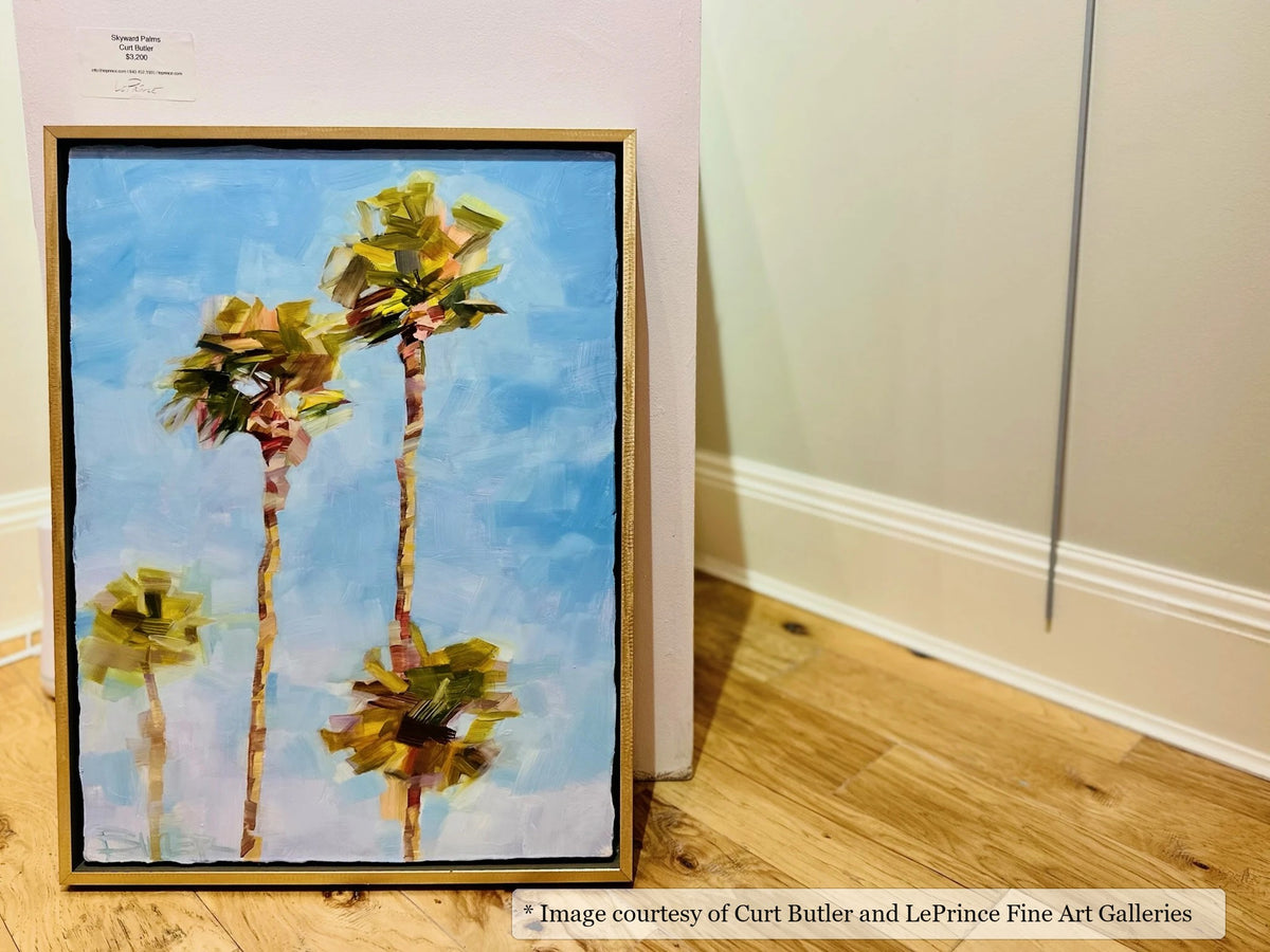 Logan Gold frame on a Impressionist painting by Curt Butler, 18x24, at LePrince Fine Art Galleries