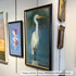 Archdale Black & Gold frame on a Impressionist painting by Karen Wilharm, 24x48, at Reinert Fine Art