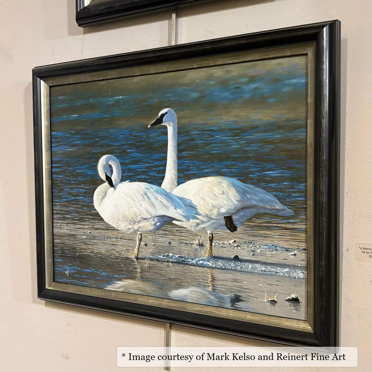 Archdale Black Silver frame on a Realist painting by Mark Kelso, 15x20, at Reinert Fine Art