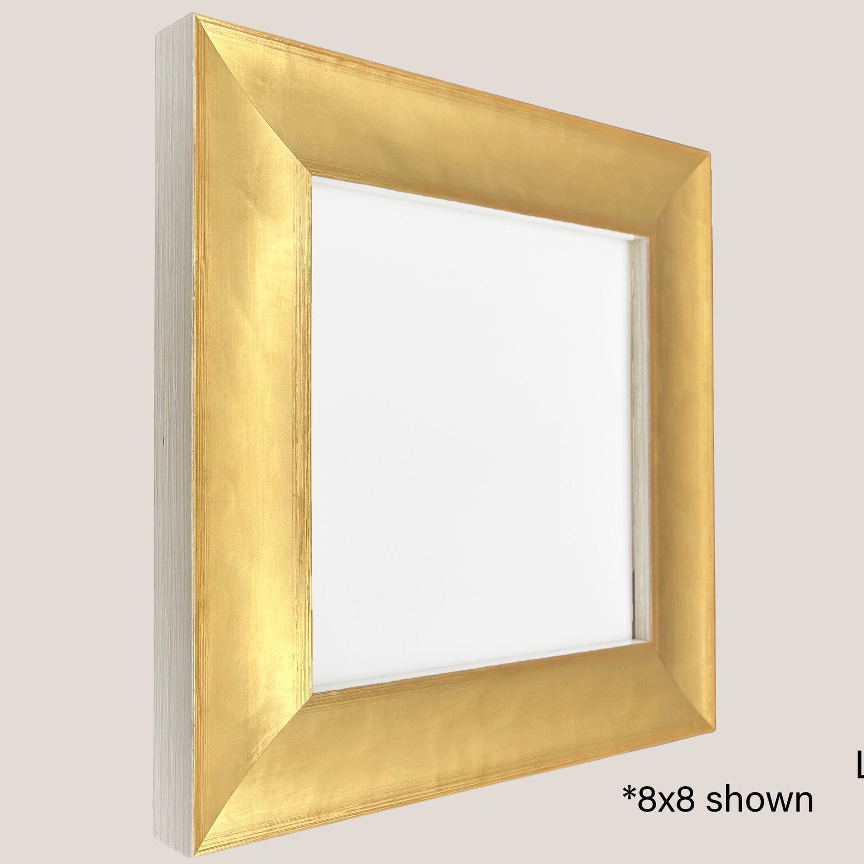 Kinston - Gold & White Plein Air Frame