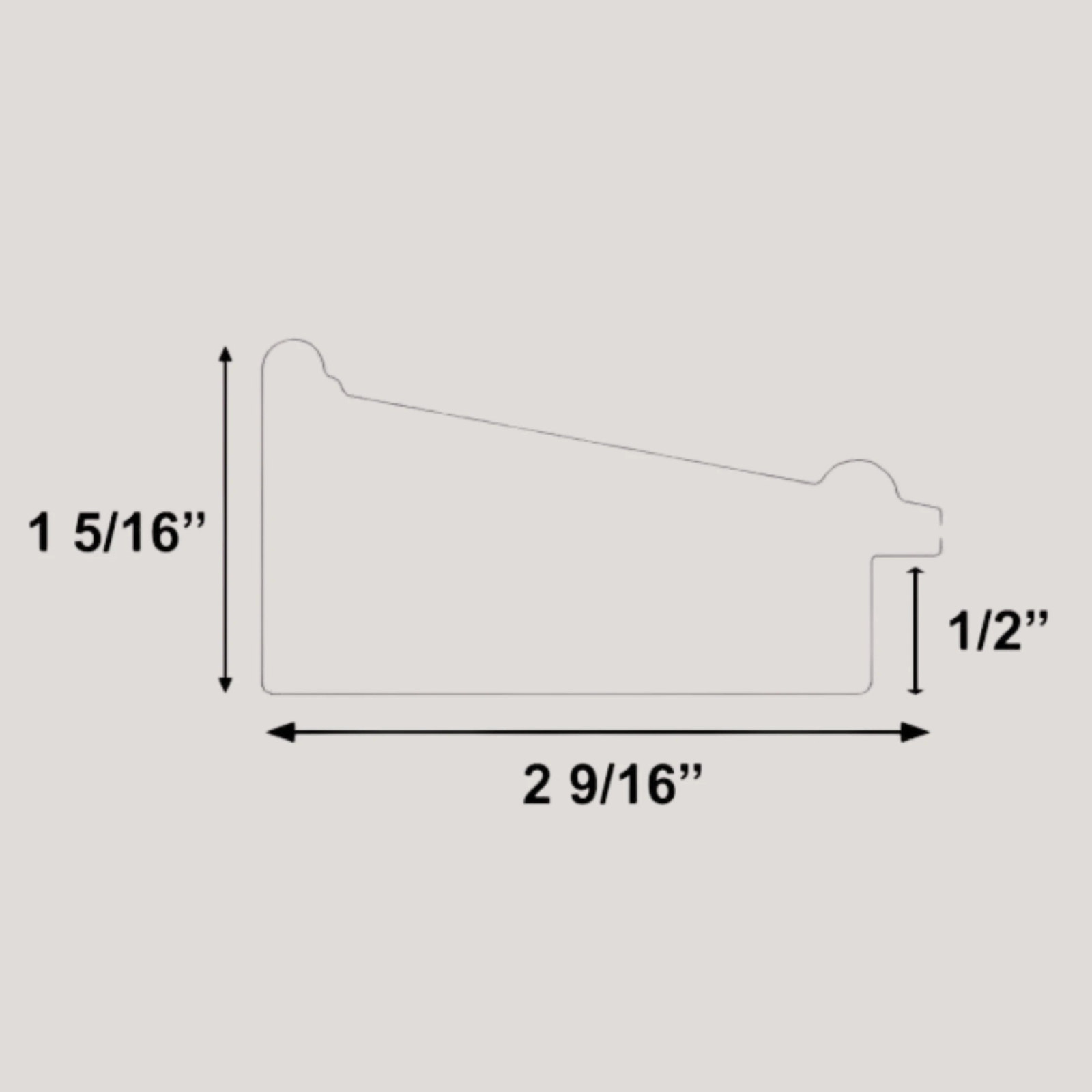Abbott - Champagne Plein Air FramePicture Frame