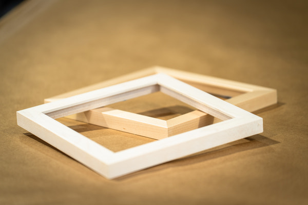 Abbott White Maple Frame, shown with Abbott Maple