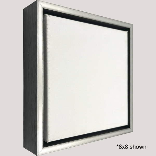 Anson Square Silver Floater FramePicture Frame