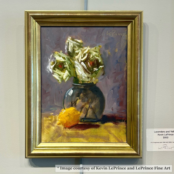 Classic Artist Gold Frame in Art Gallery