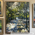Bluffton Champagne frame on an Impressionist painting by Rick Reinert, at Reinert Fine Art