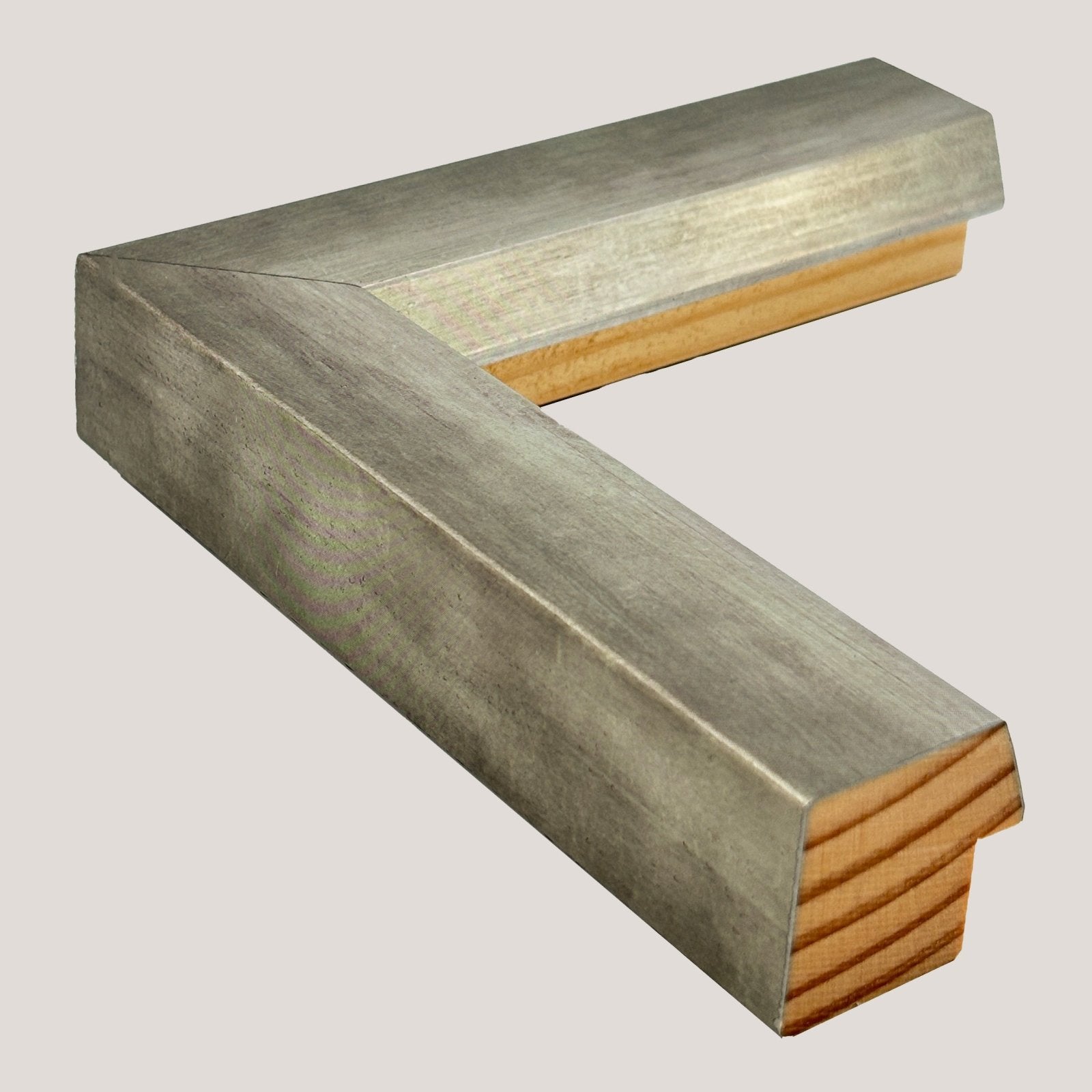 Warm Rustic Silver Frame - Articient