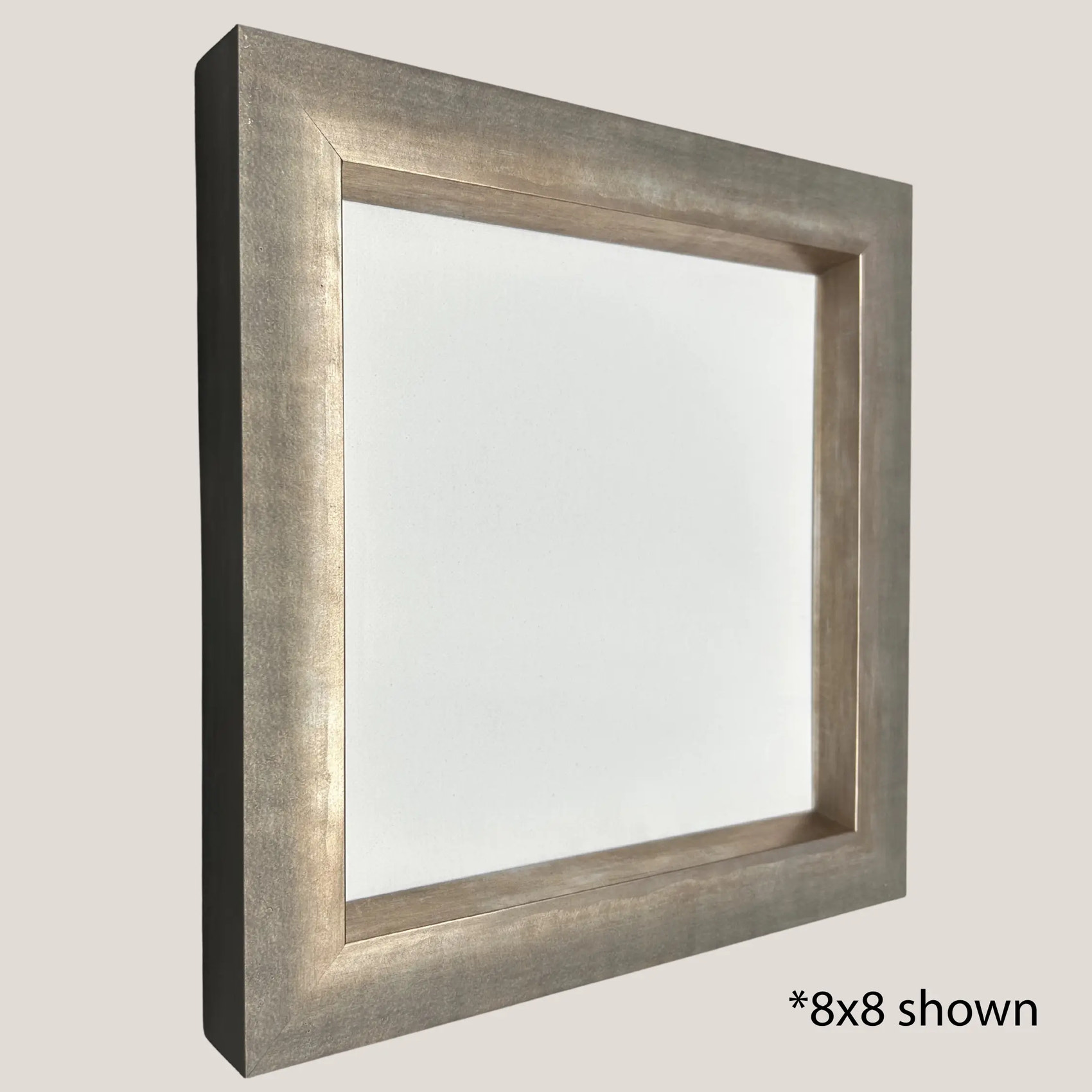 Bluffton - Warm Rustic Champagne Frame