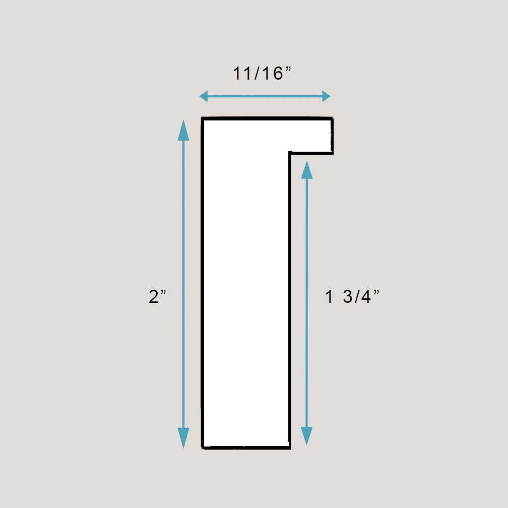 Chalmers - Tall Silver Stem Frame