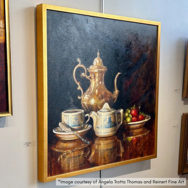 Chalmers - Tall Gold Stem FramePicture Frame