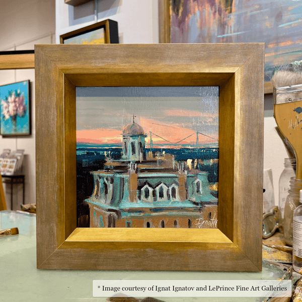 Drayton - Deep Contemporary Gold FramePicture Frame