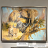 Fulton - Premier Silver Floater Frame Contemporary painting of Wildlife by Grant Hacking