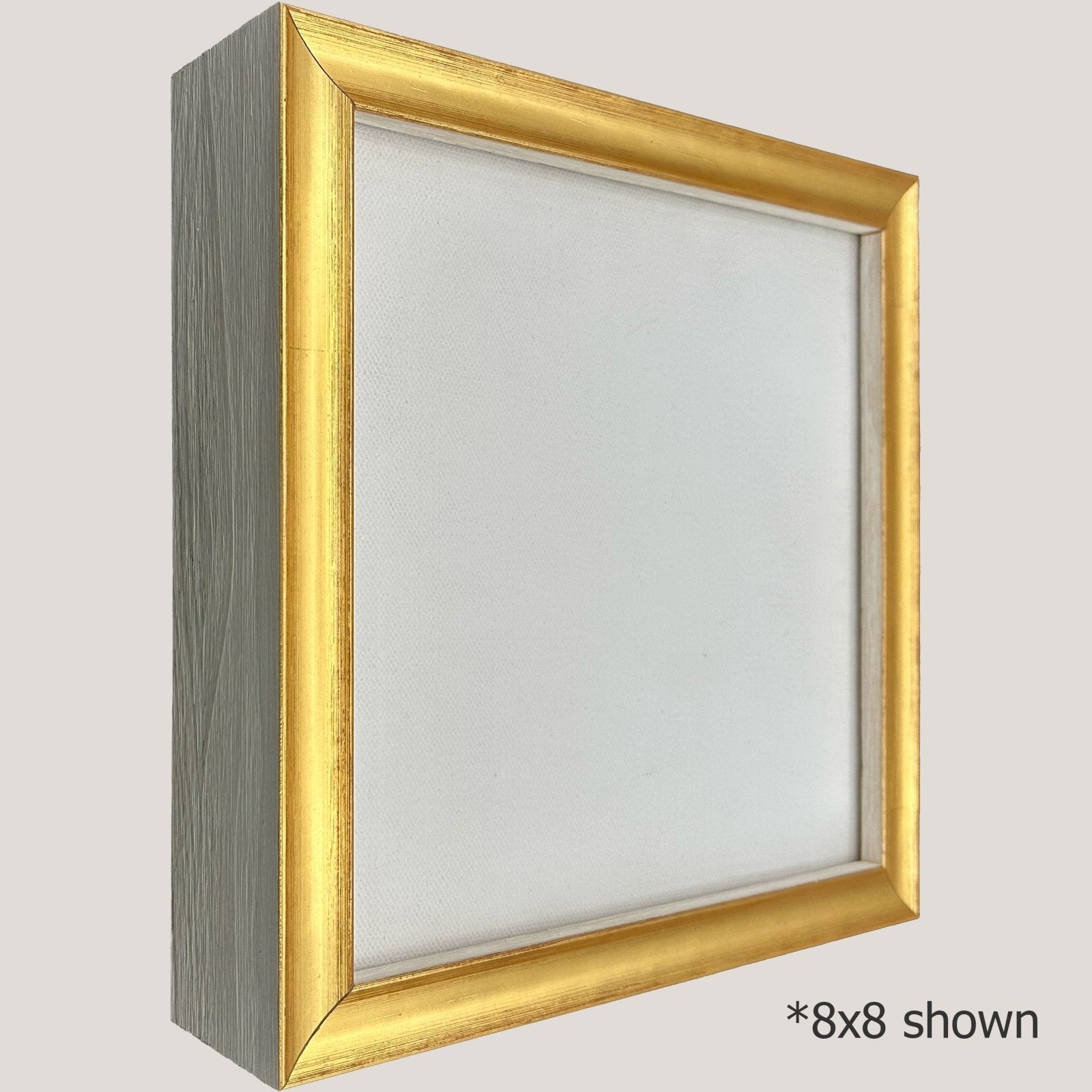 Gadsden - Thin Gold & White FramePicture Frame