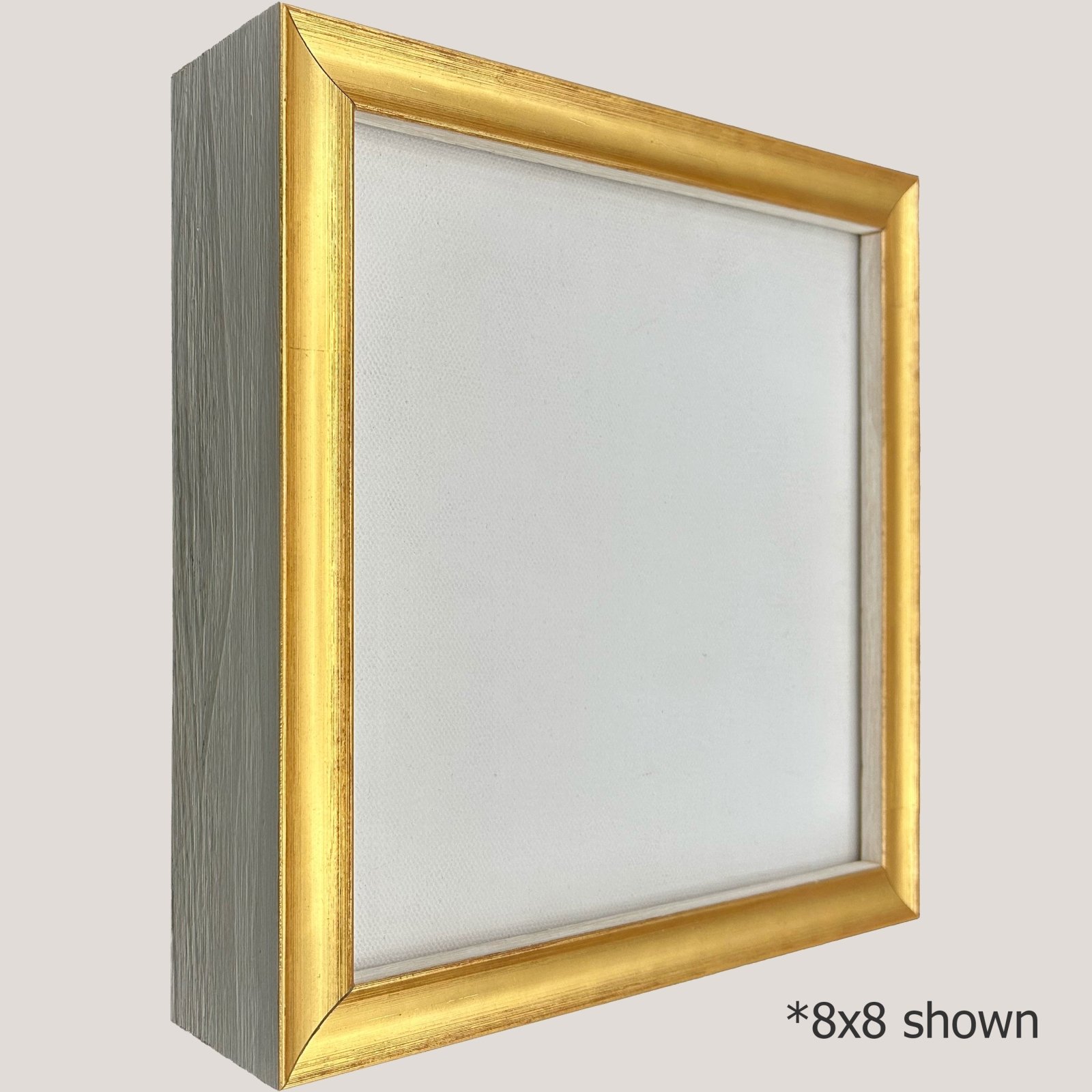 Gadsden - Thin Gold & White FramePicture Frame