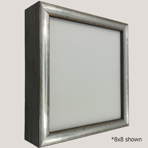 Gadsden - Thin Silver & Black Frame Profile