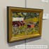 Impressionist rural landscape painting by George Pate at LePrince Fine Art Galleries, framed in an antique Italian gold Hester frame.