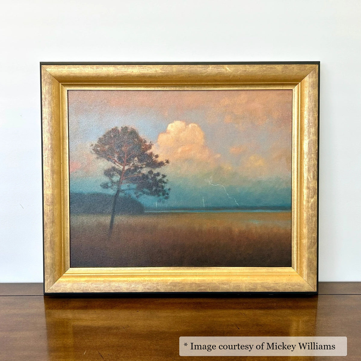 Grove Gold frame on an Impressionist painting by Mickey Williams