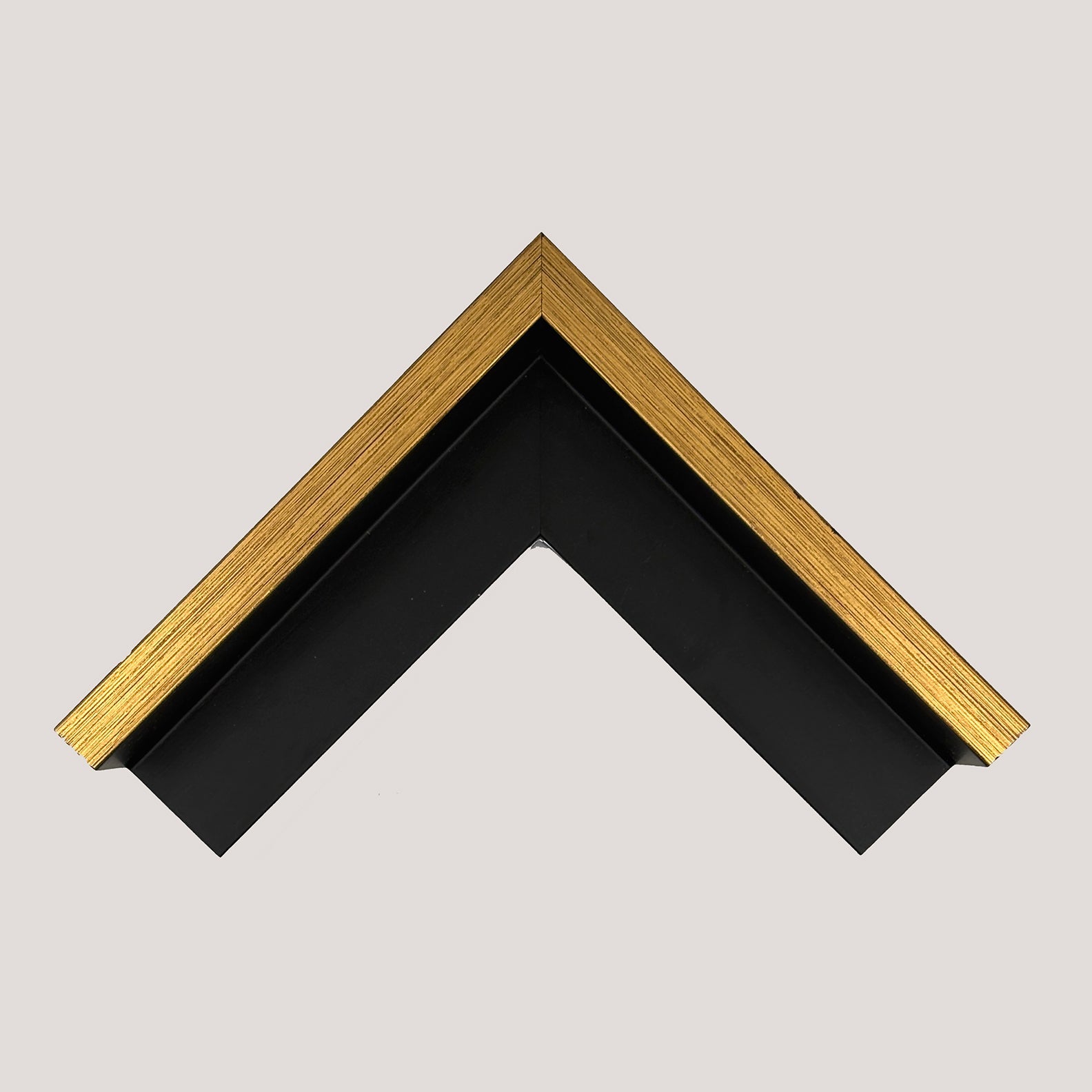 Hailey - Antique Gold Floater FramePicture Frame