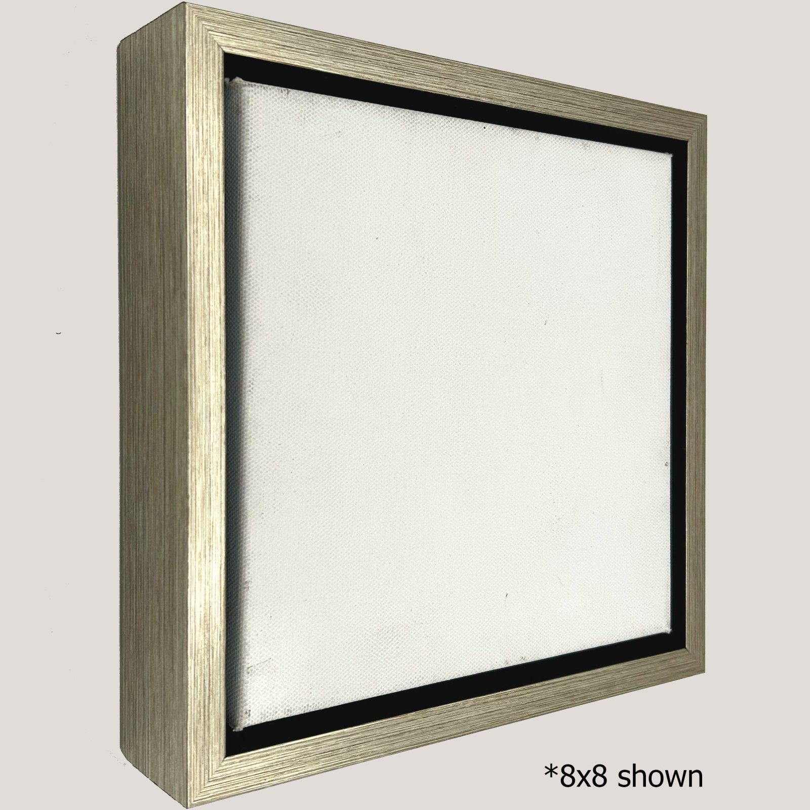 Hailey - Antique Silver Floater FramePicture Frame