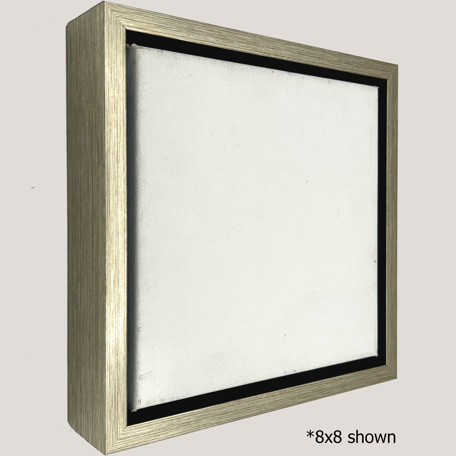 Hailey - Antique Silver Floater FramePicture Frame