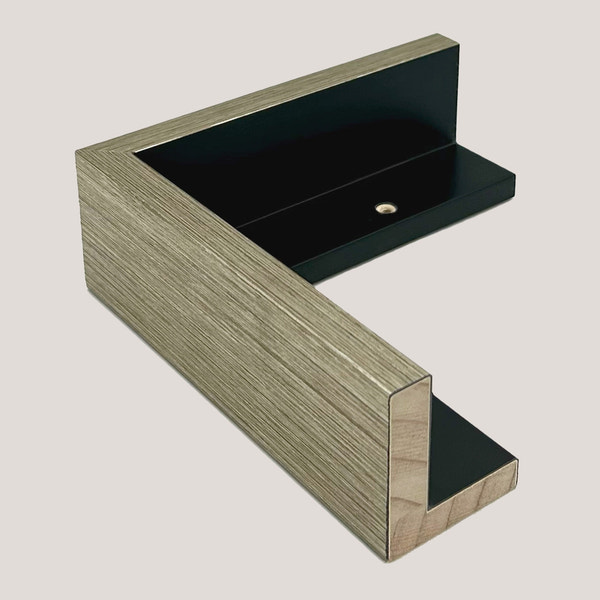 Hailey - Antique Silver Floater FramePicture Frame