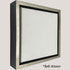 Hailey - Silver Black Floater FramePicture Frame