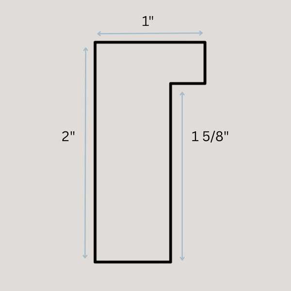 Hampton - Tall White Stem FramePicture Frame