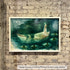 Hampton White frame on an Impressionist painting by Joshua Flint, at Robert Lange Studios