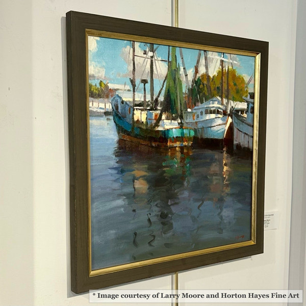 John - Flat Natural Wood FramePicture Frame