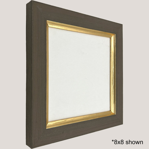 John - Flat Natural Wood Frame Profile