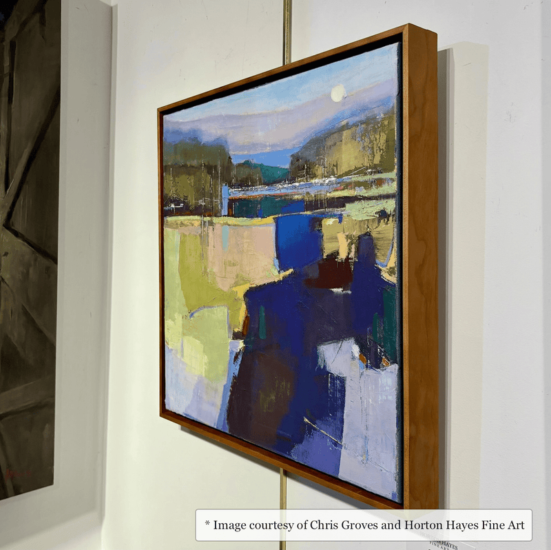 Kiawah - Cherry Wood Floater Frame