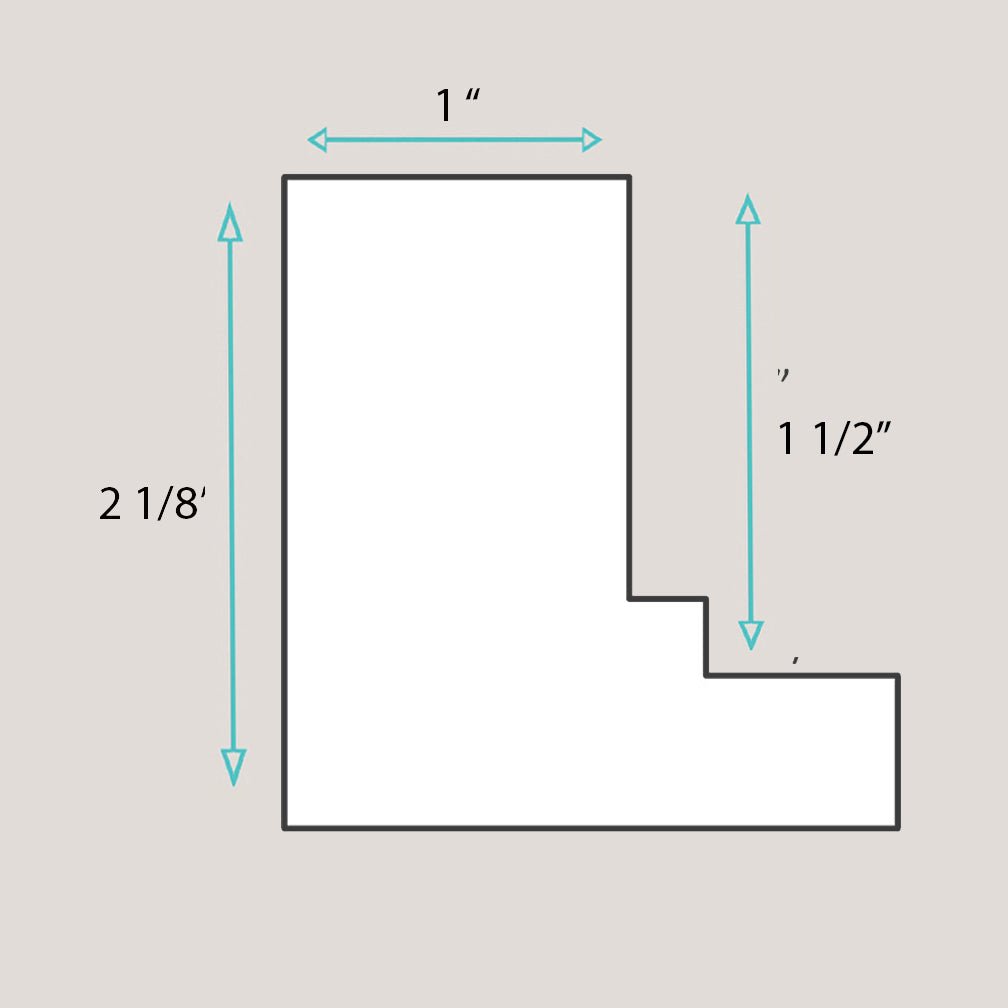 Ladson - Black Composite Floater FramePicture Frame