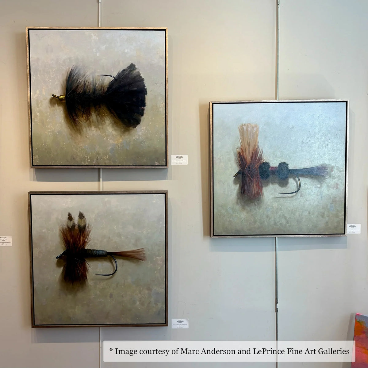 Realist still life painting by Marc Anderson, framed in an Italian Champagne Floater Frame, from LePrince Fine Art Galleries. Artwork by artist Logan.