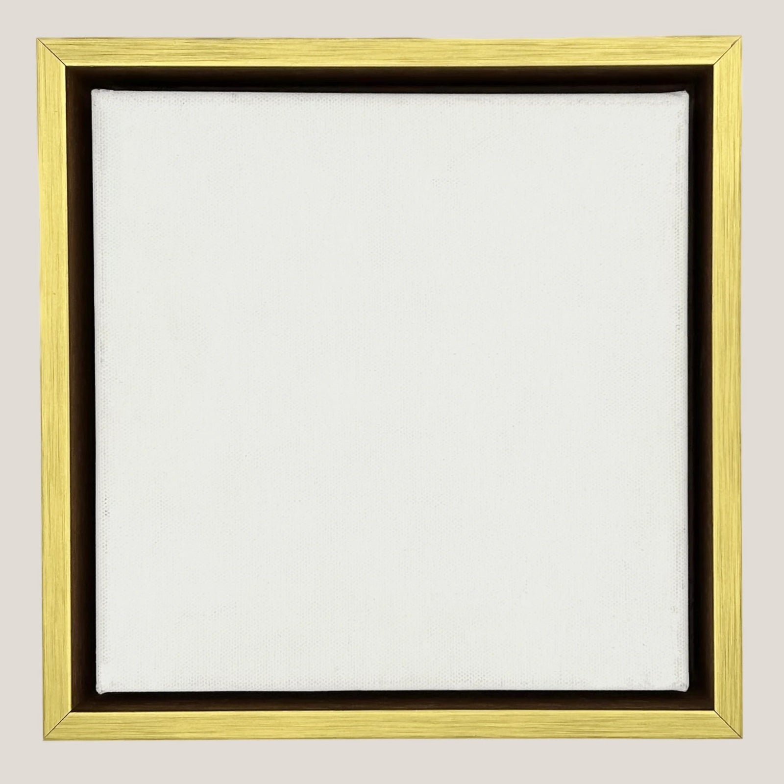 Marion - Natural & Gold Floater FramePicture Frame