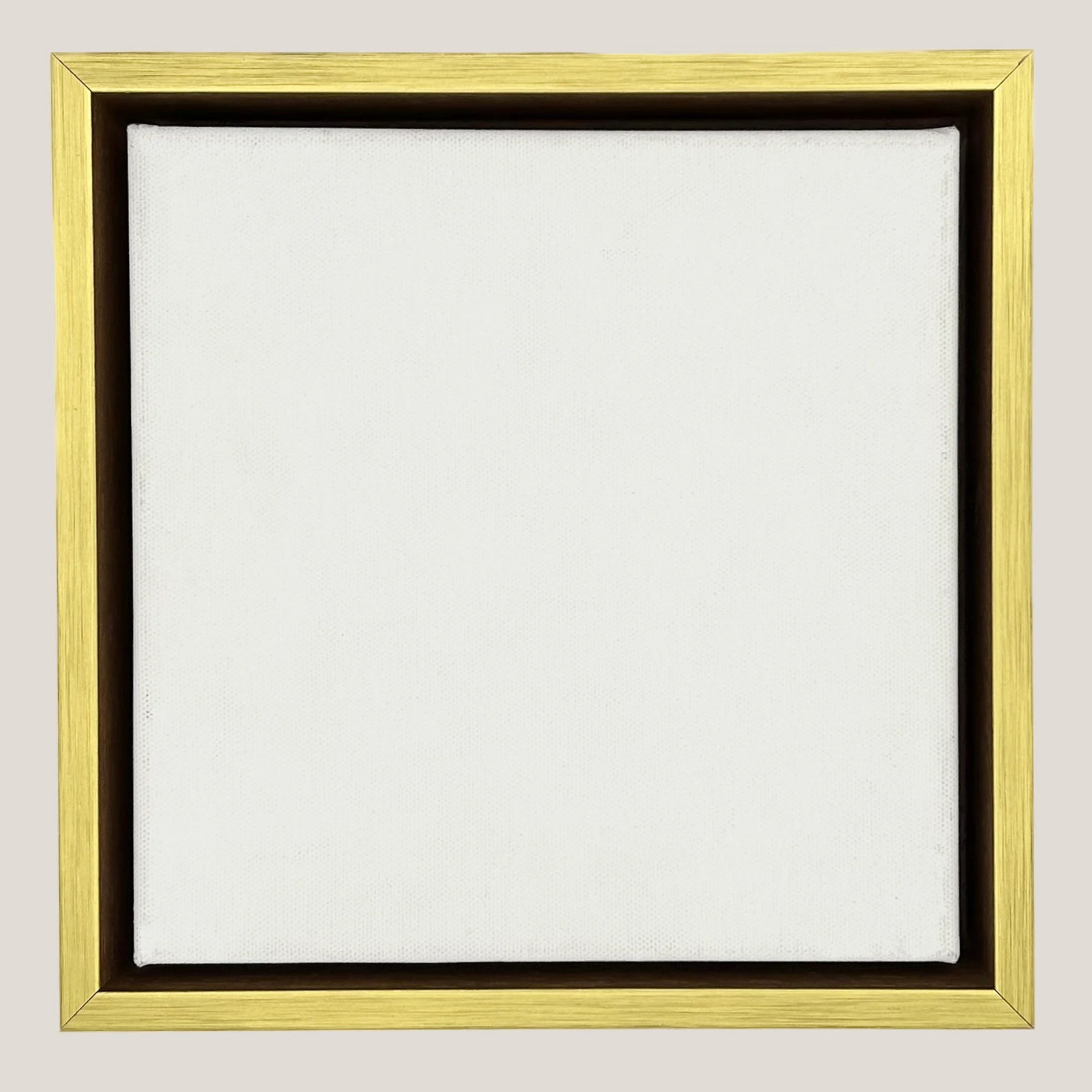 Marion - Natural & Gold Floater FramePicture Frame