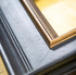 Meeting - Wide Black and Gold FramePicture Frame