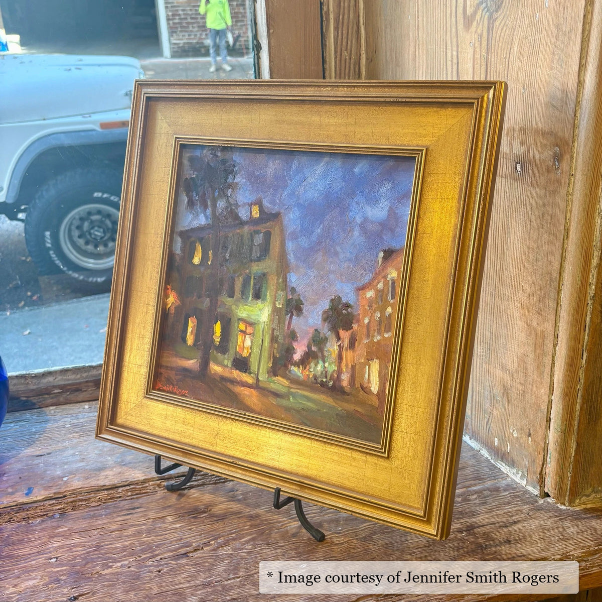 Middleton Gold frame on an Impressionist painting by Jennifer Smith Rogers