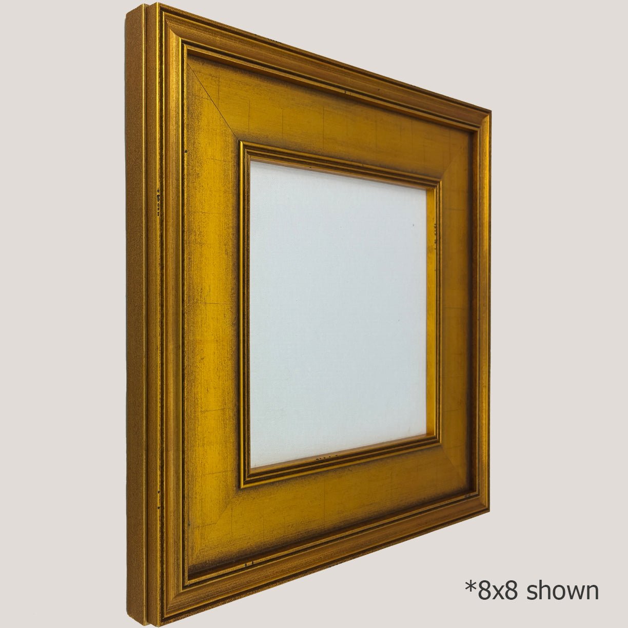 Middleton - Wide Gold Plein Air Frame profile