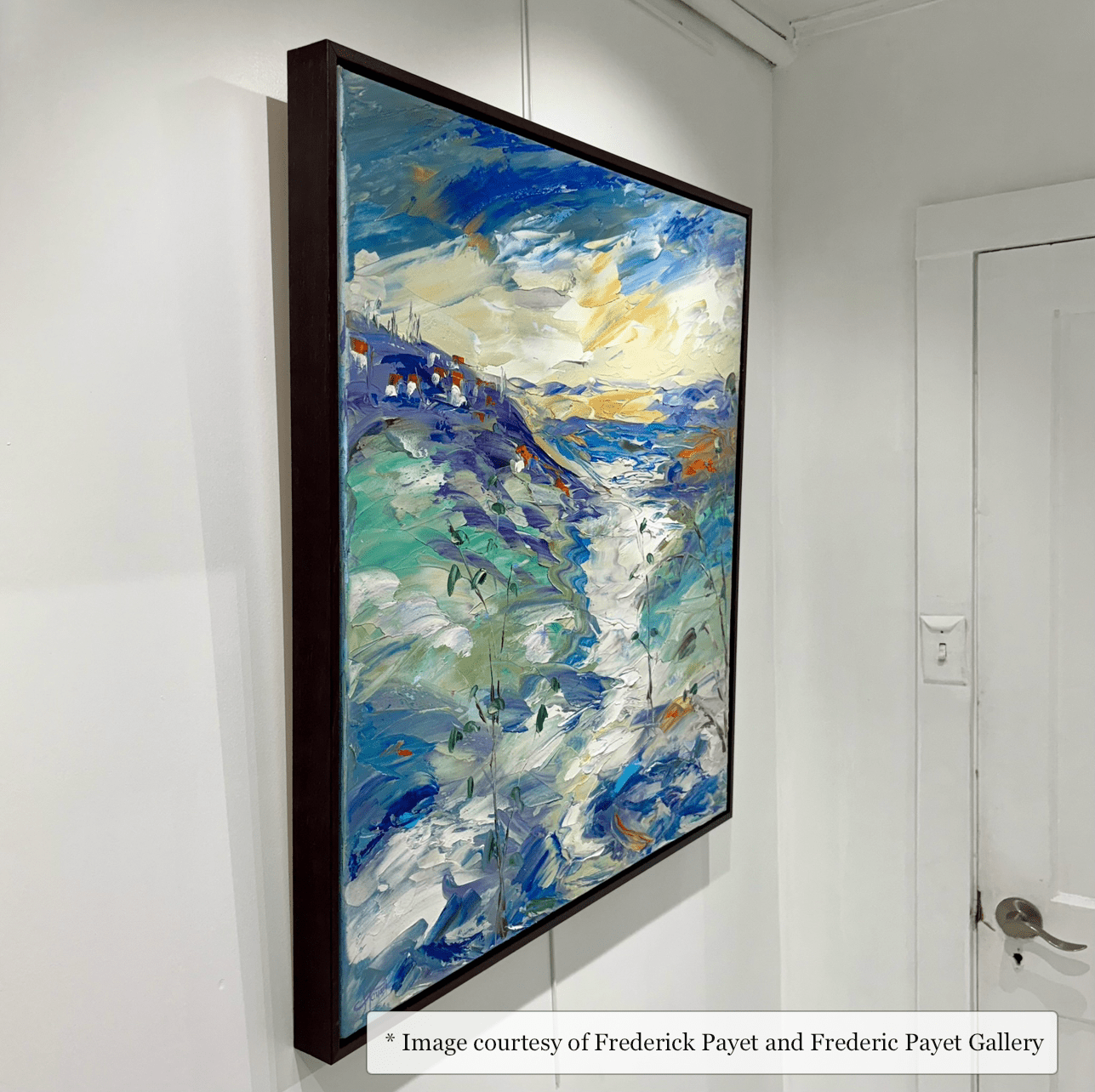 Newbury - Dark Wood Floater FramePicture Frame