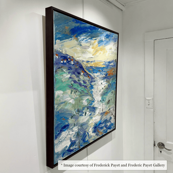 Newbury - Dark Wood Floater FramePicture Frame