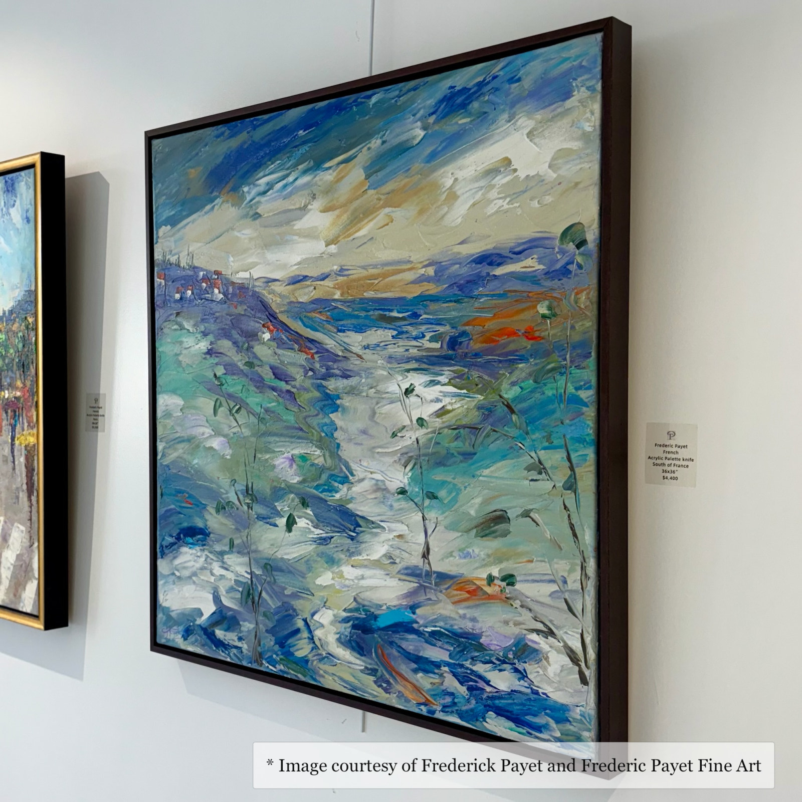 Newbury - Dark Wood Floater FramePicture Frame