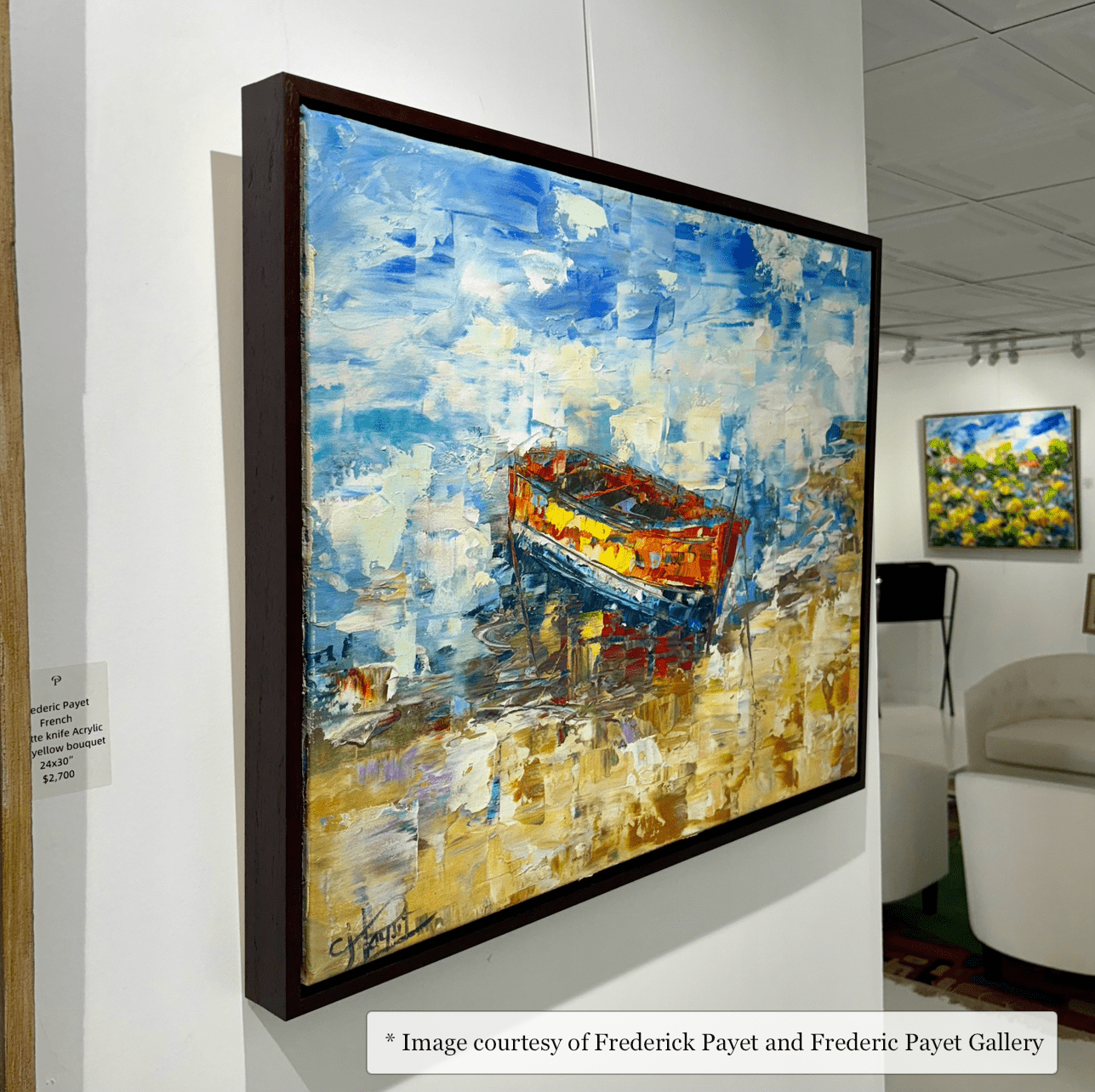 Newbury - Dark Wood Floater FramePicture Frame