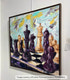 Newbury Gray frame on an Impressionist painting by Frederic Payet, at Frederic Payet Gallery